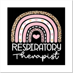 Respiratory Therapist Leopard  Nursing Day Nurse Week Posters and Art